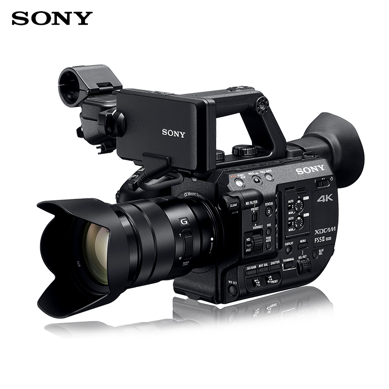 索尼（SONY）PXW-FS5M2K 专业数码摄像机 4K便携摄录一体机套餐 约884万像素 3.5英寸显示屏图2