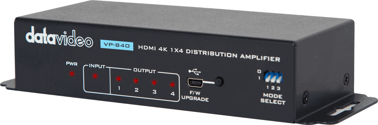 1x4 4K HDMI 信号分配放大器图1
