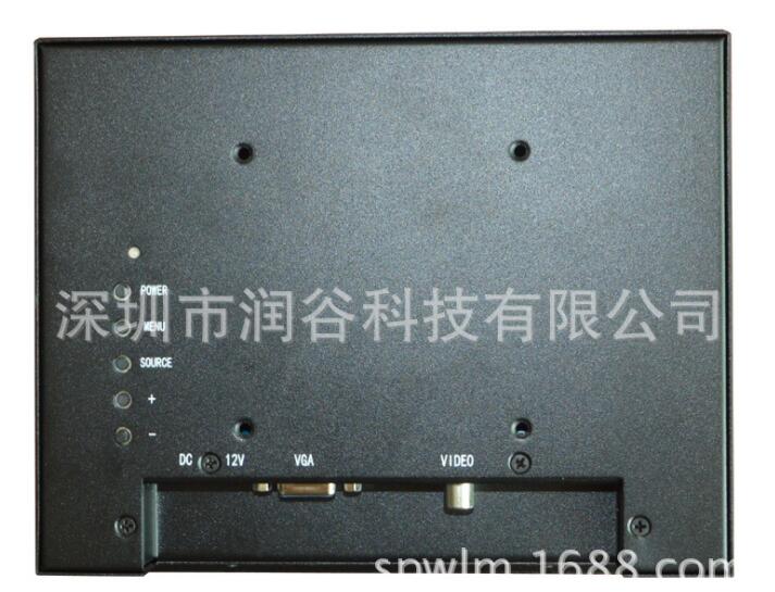 深圳8寸单VGA内嵌式闸机用显示器定制厂家图3