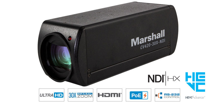 马歇尔CV420-30X-NDI - 30倍变焦NDI相机