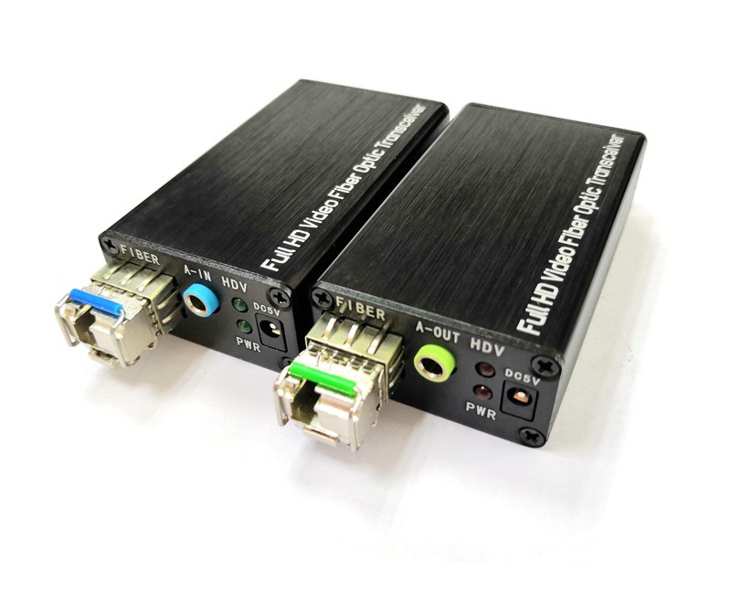 新锐视听 迷你 独立音频 DVI光端机光纤延长器光纤传输器图1