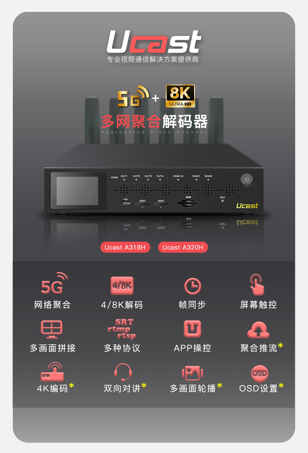 Ucast - 专业视频通信解决方案提供商