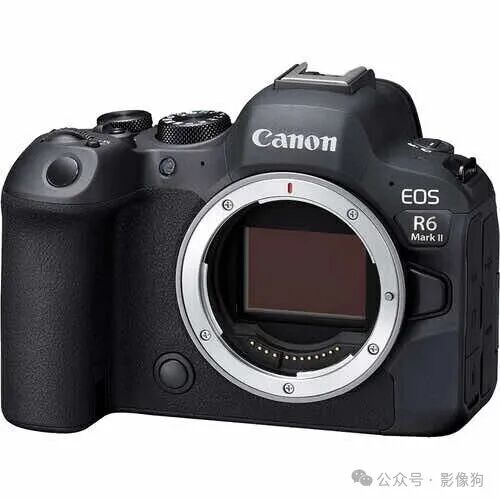 Canon EOS R6 Mark II mirrorless camera body shown from front